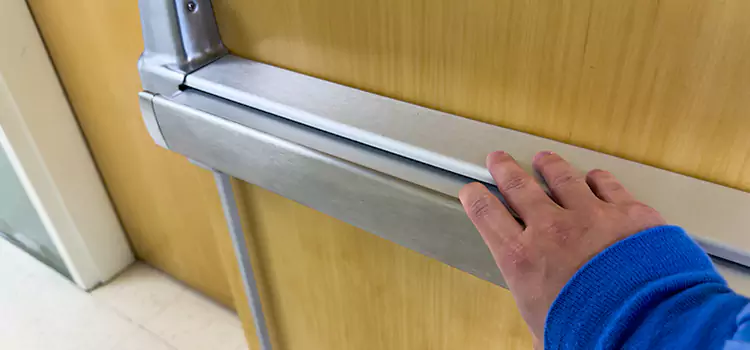 Installing a Push Bar on a Door South Jordan